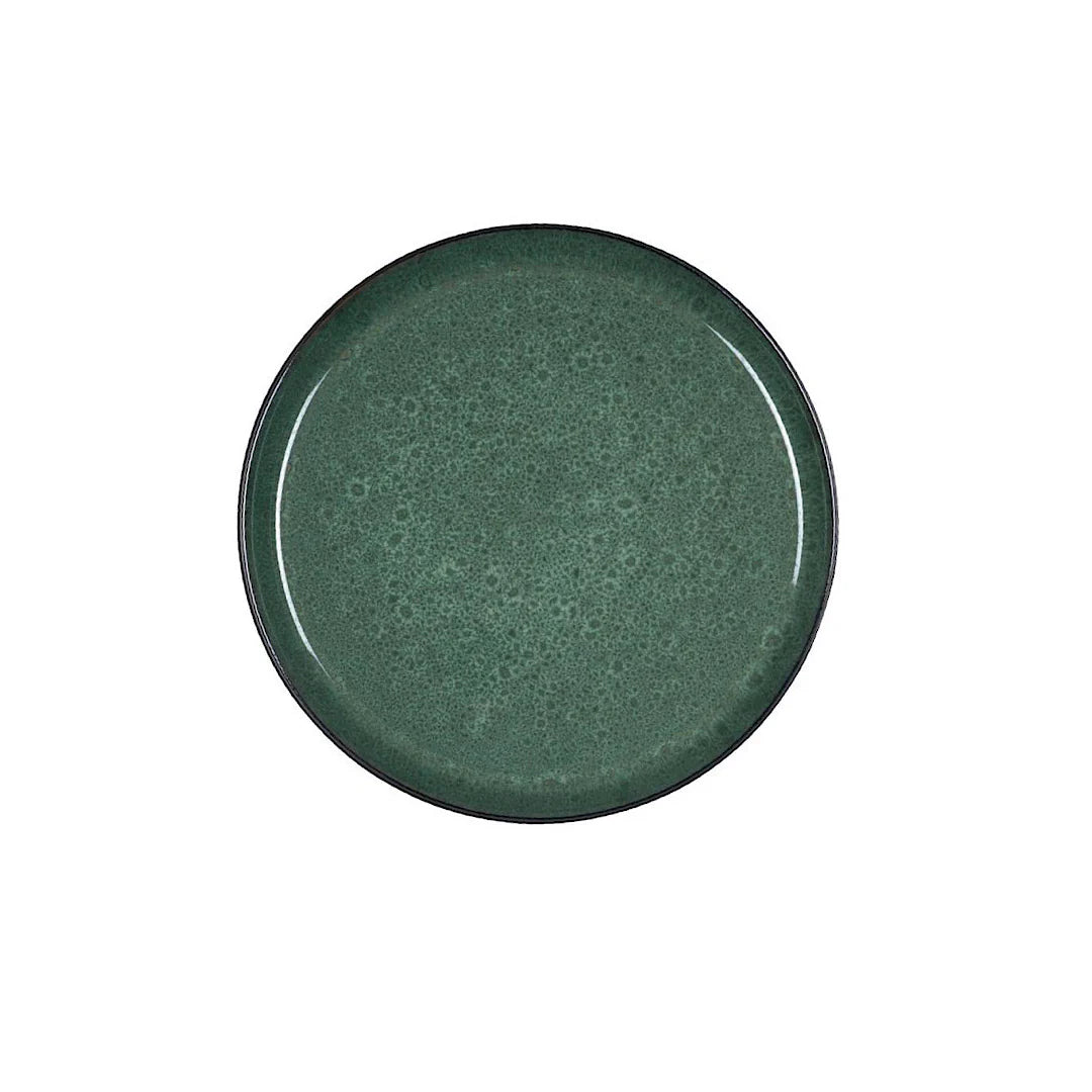Bitz living Stoneware Gastro Plate 21 cm Black /Green